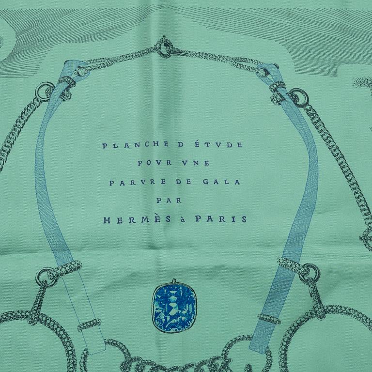 Hermès, scarf, "Etude pour une Parure de Gala".