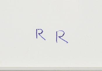 Roger Risberg, kulspetspenna på papper, signerad RR.