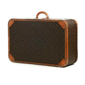 LOUIS VUITTON, a monogram canvas suitcase.