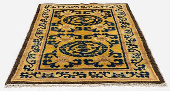 Matta, antik, Ningxia, Qingdynastin, 1700-tal, 152 x 83 cm.