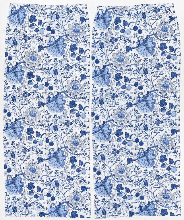 Josef Frank, a pair of curtains, "La Plata", Svenskt Tenn.