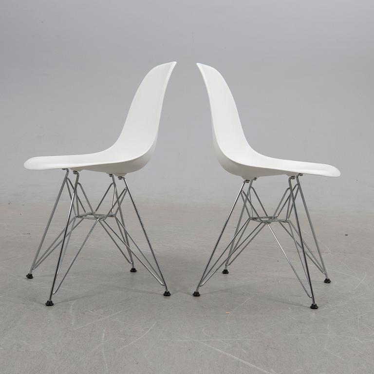 Charles & Ray Eames, chairs, 6 pcs, "Plastic chair DSR", Vitra, 2016.