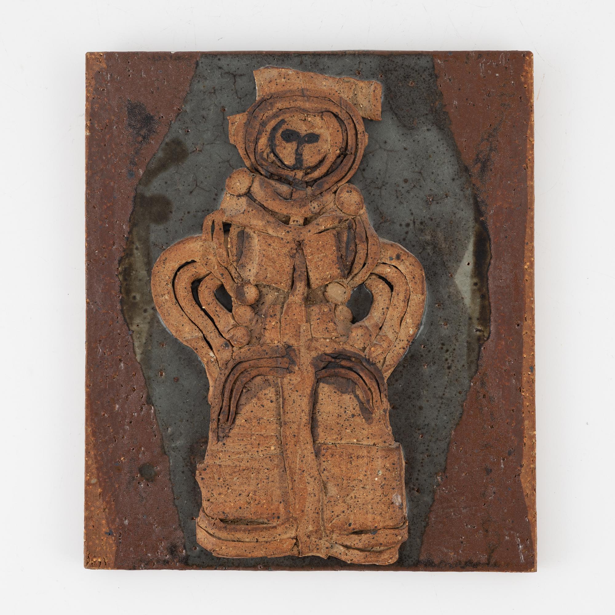 Lisa Larson, a unique wall plaque.
