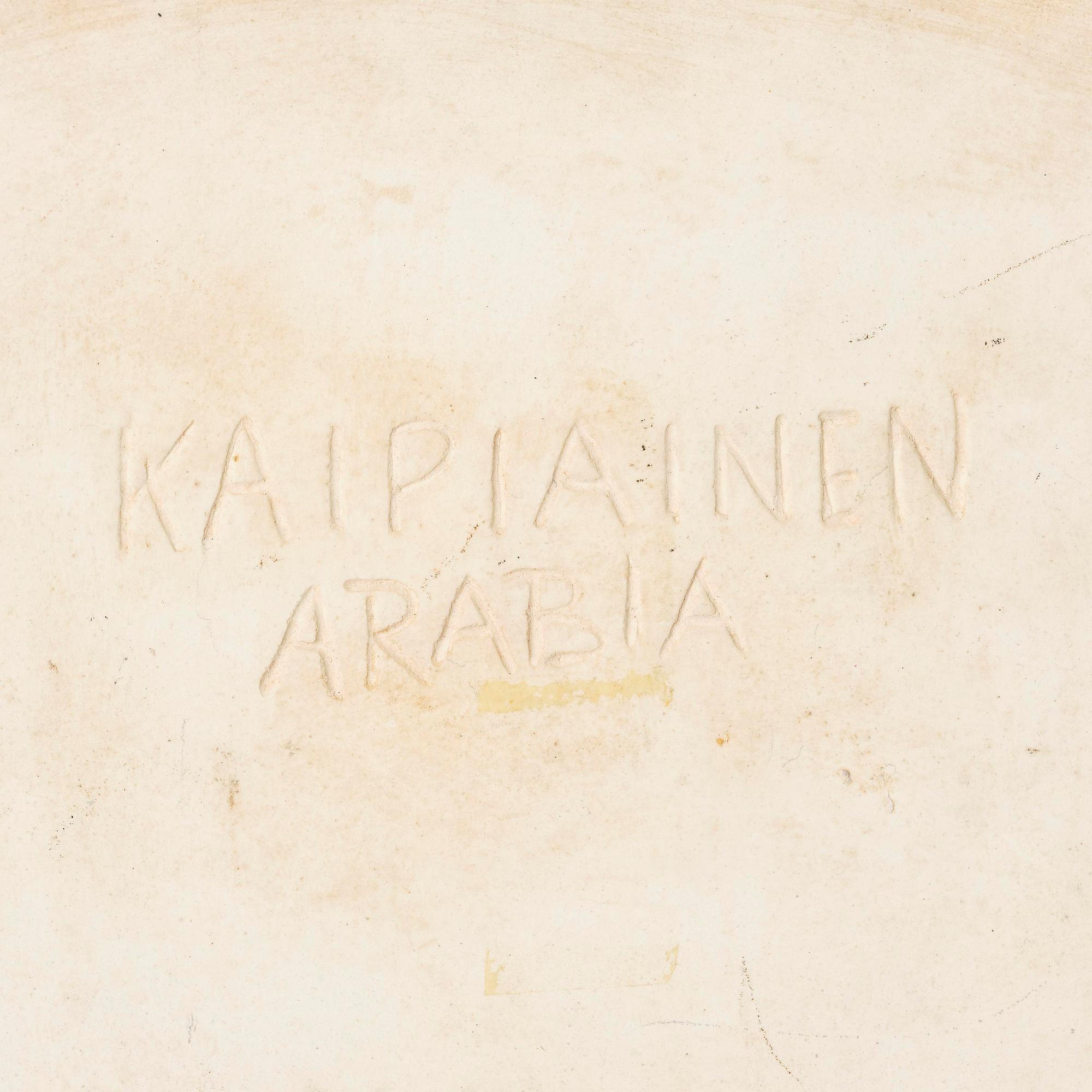 Birger Kaipiainen, a decorative stoneware dish, Arabia, Finland 1960s.