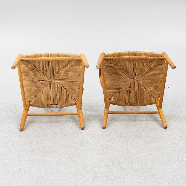 Hans J. Wegner, stolar, ett par, modell CH24 "Y-stolen", Carl Hansen & Son, Odense, Danmark.