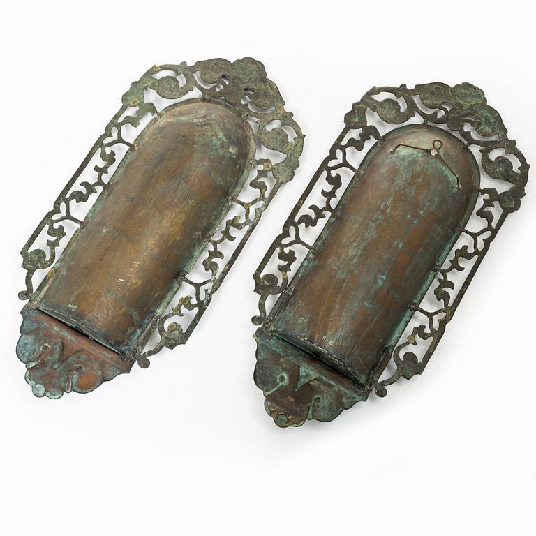 A pair of wall sconces, Swedish Grace, 1930s.