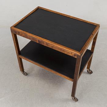 a serving trolley from the middle of the 20th century.