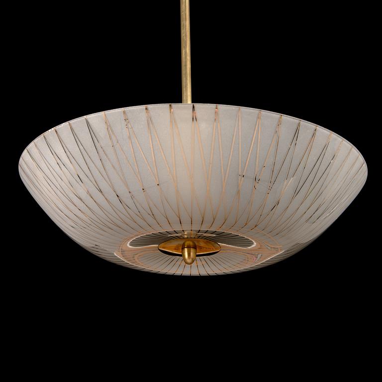 Lisa Johansson-Pape, taklampa, modell 71-005, Orno 1900-talets mitt.