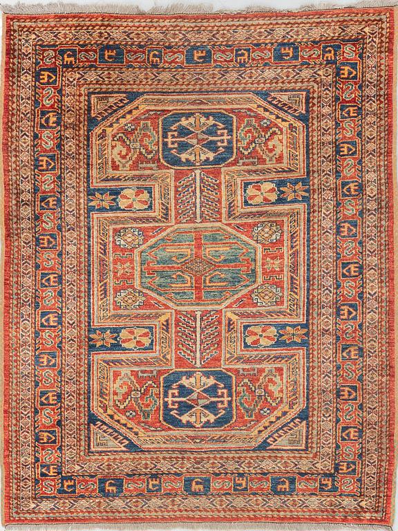 A CARPET, Old Oriental, around 166 x 127 cm.