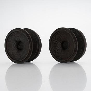 Ilmari Tapiovaara, a pair of 1969 candle holders.