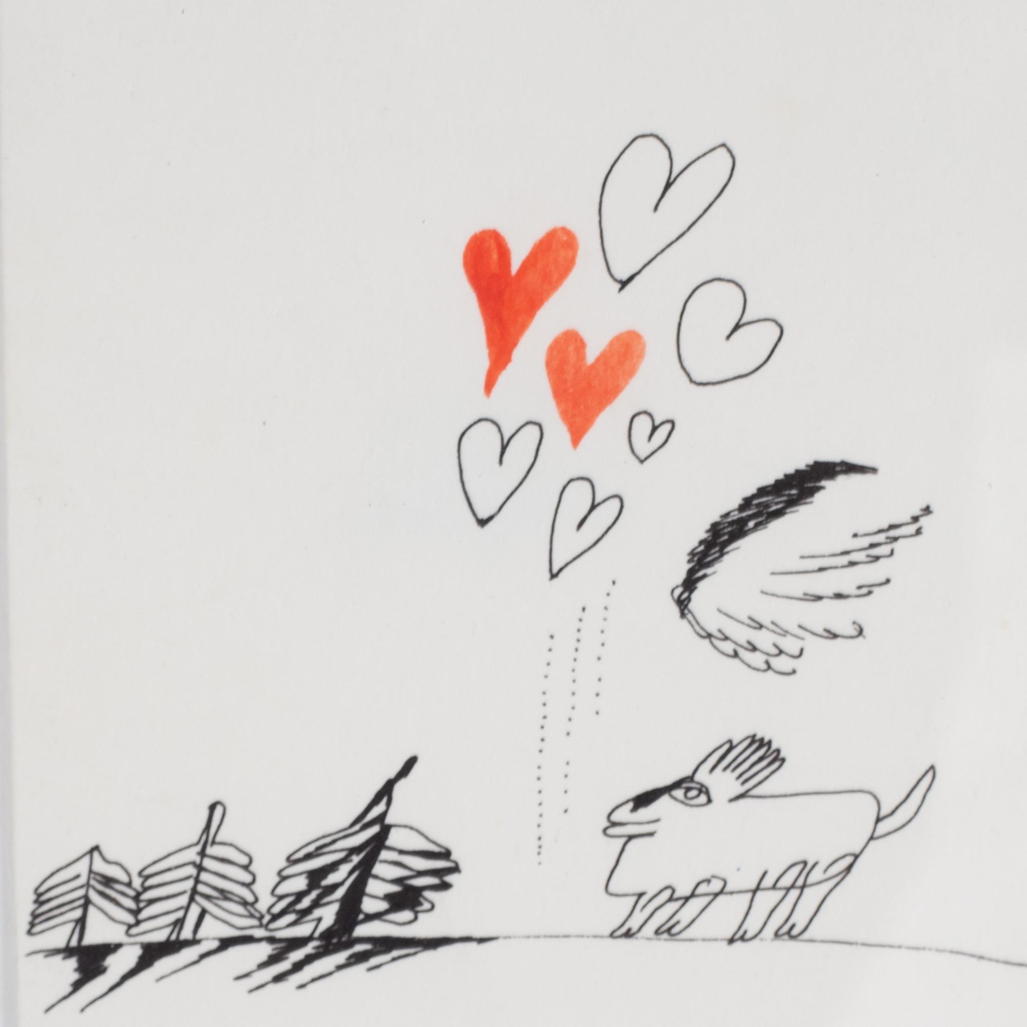 Madeleine Pyk, teckning, signerad.