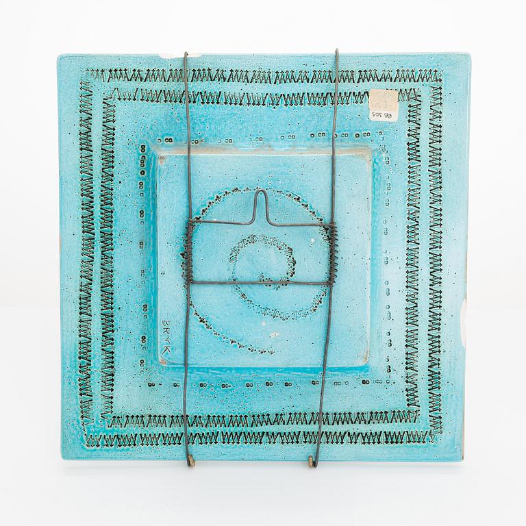 Rut Bryk, a stoneware relief signed BRYK.