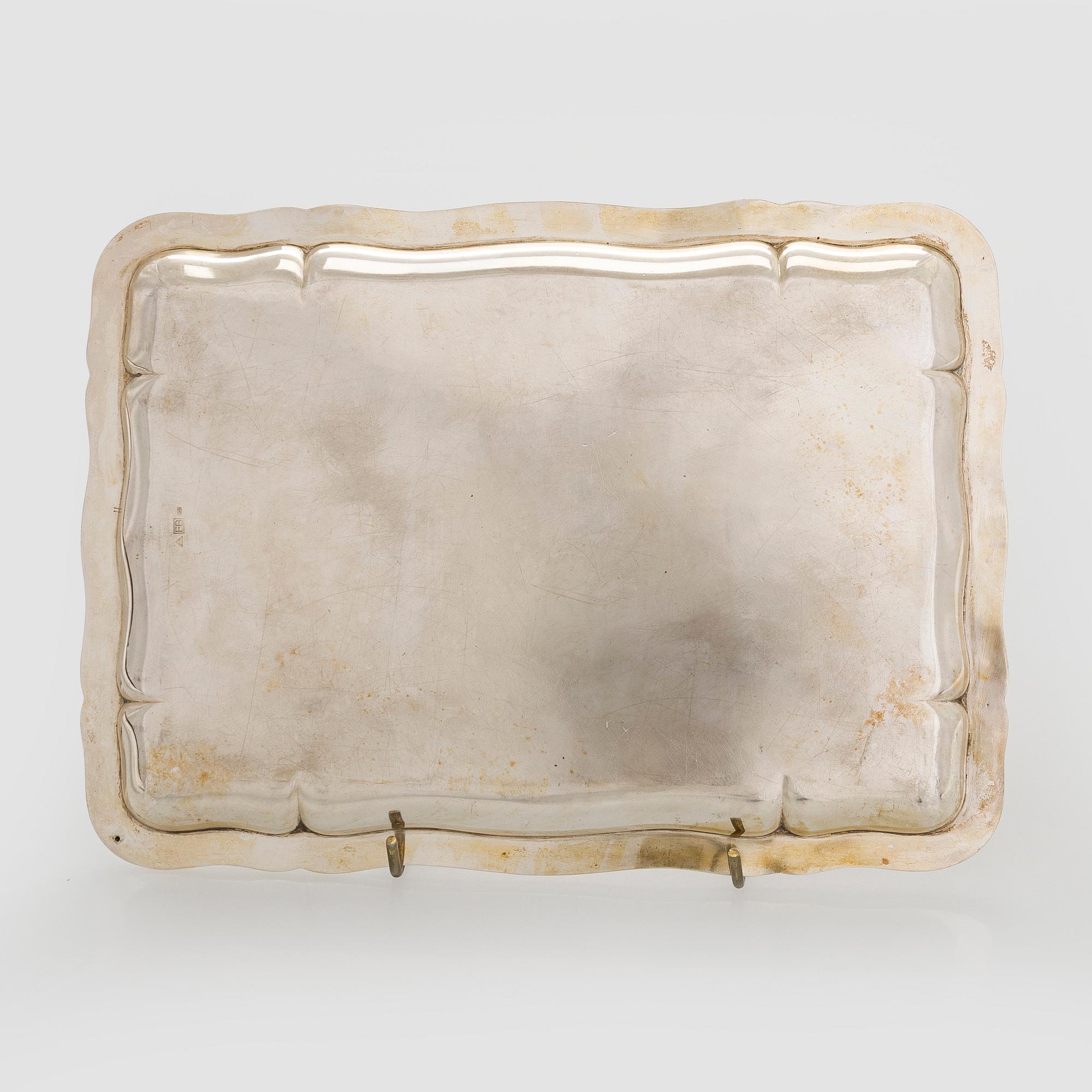 Bricka, silver, Tjeckoslovakien 1929-1941.