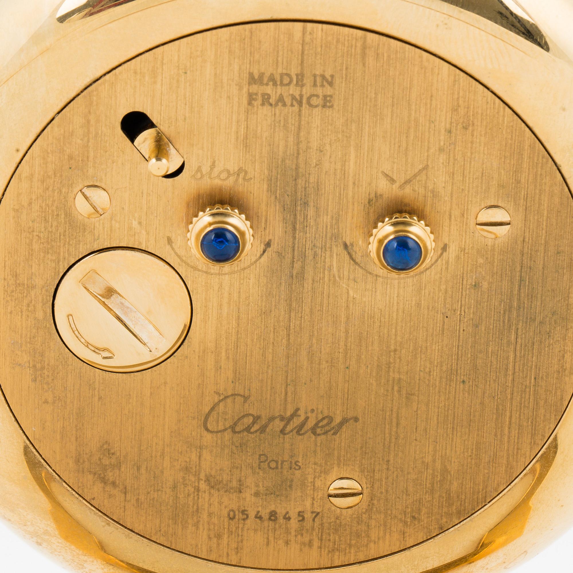 CARTIER, clock, 78 mm.