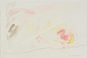 RUNE JANSSON, watercolor, signed and dated -86.