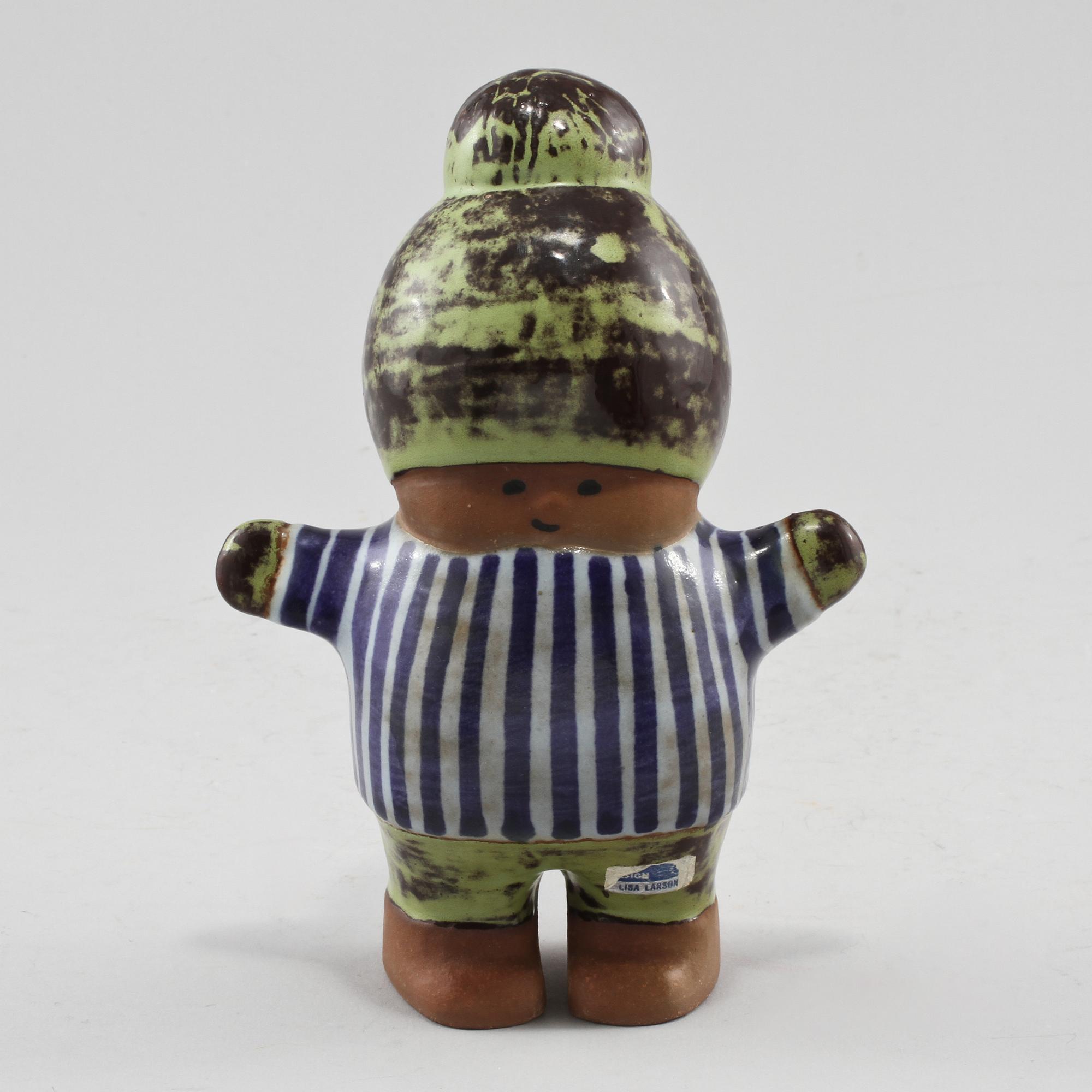 FIGURIN, stengods, Lisa Larsson, Gustavsberg, 1900-talets andra hälft.