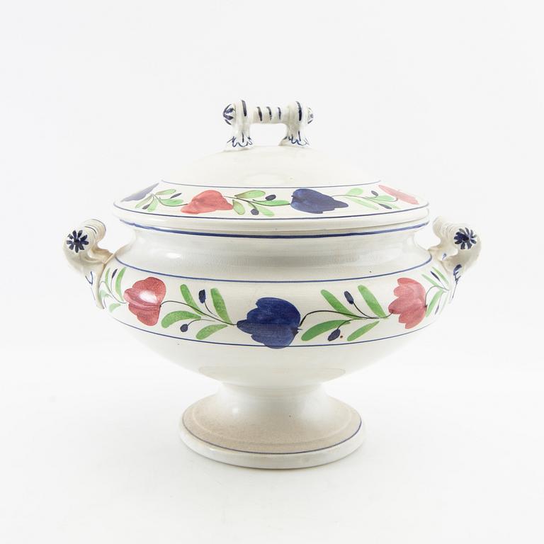 Service pieces 20 pcs "Allmoge" Gustavsberg first half of the 20th century porcelain.