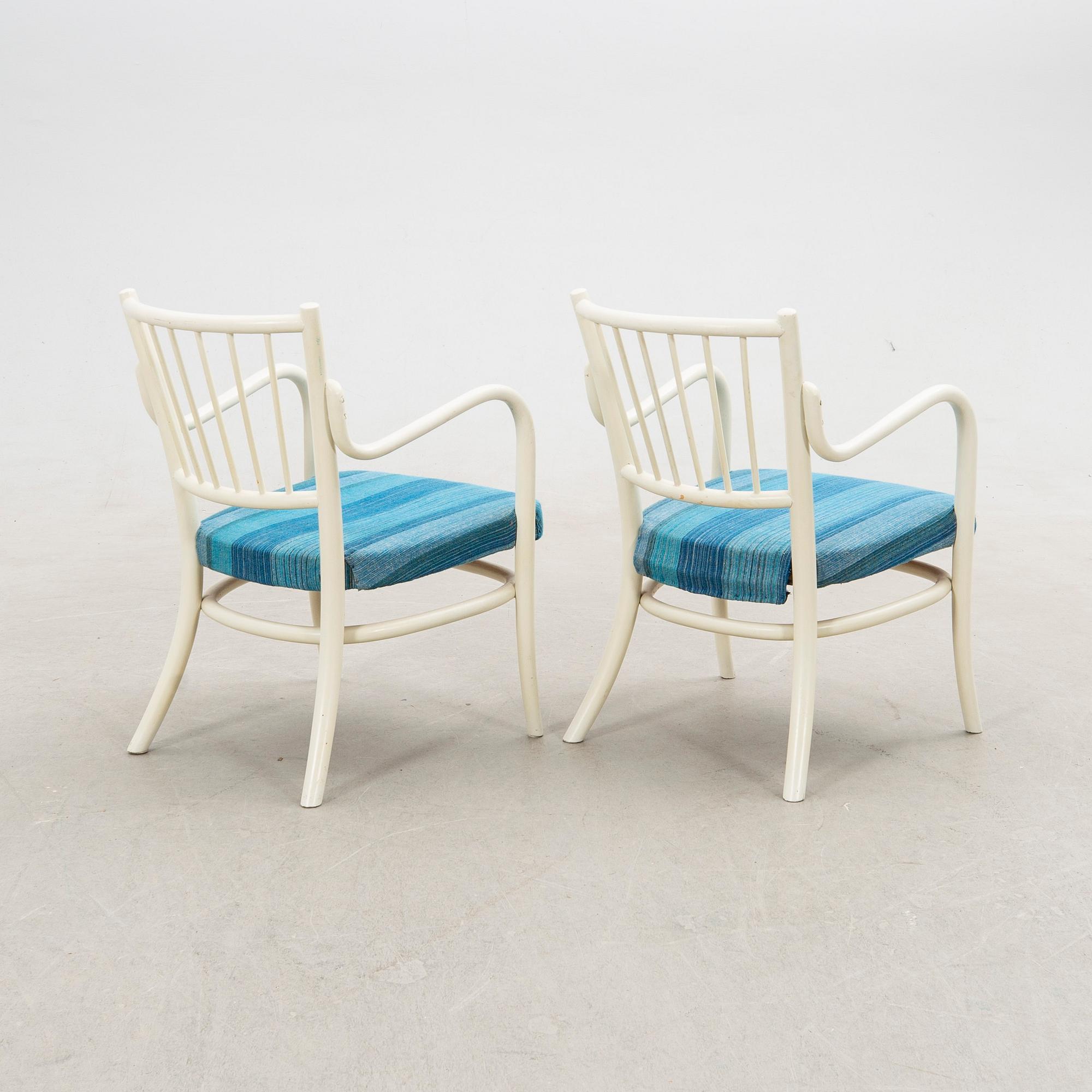 Armchairs, a pair, Thonet, 20th century.