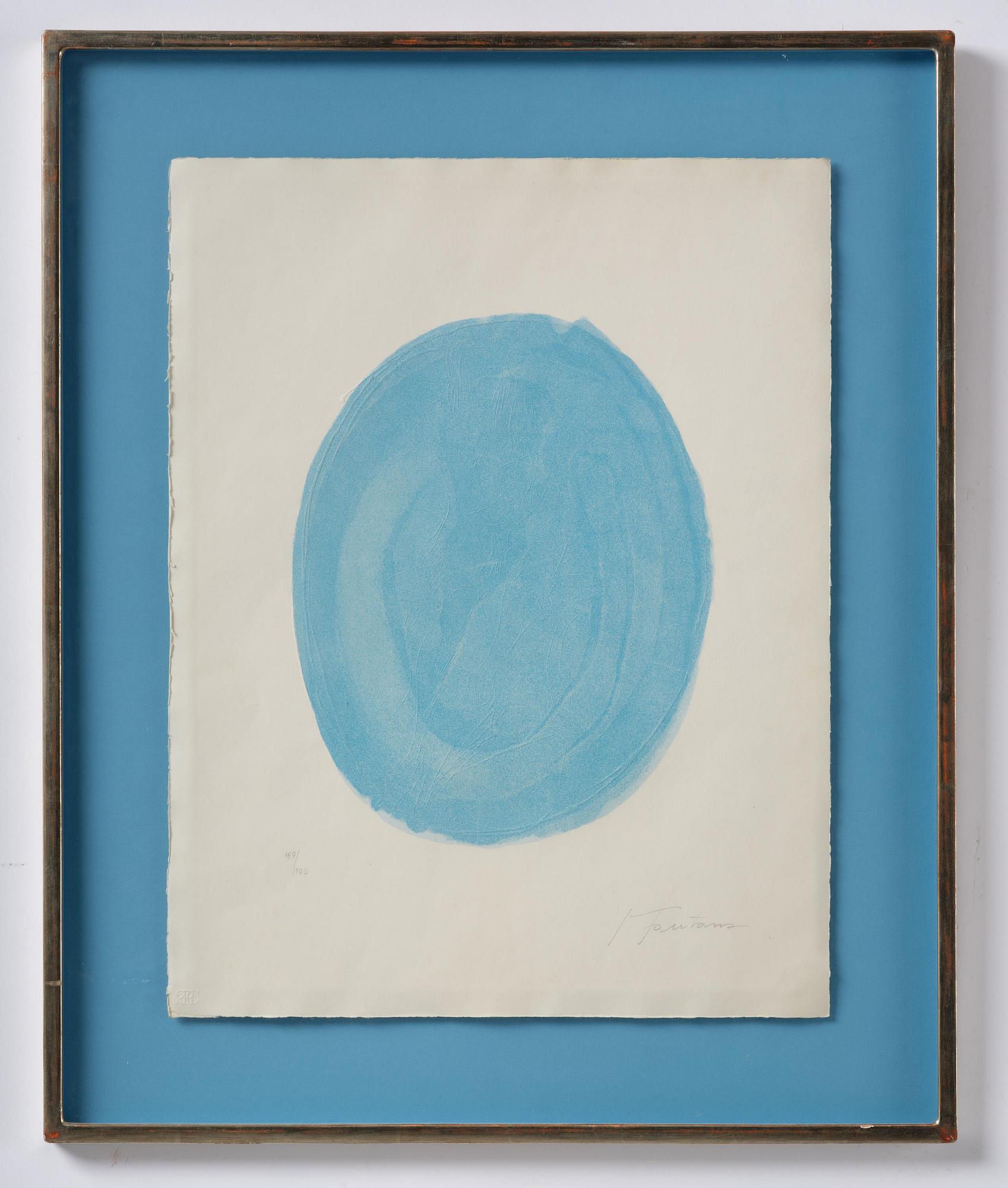 Lucio Fontana, "Nudo Azzurro".