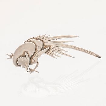 A sterling silver brooch by Wiwen Nilsson Lund 1959.