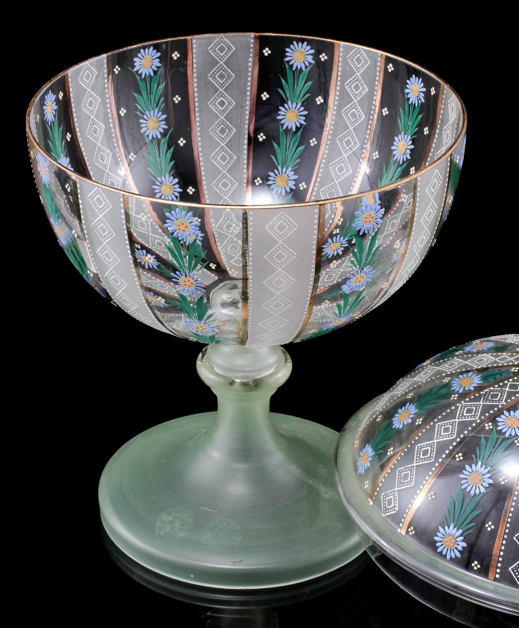 LOCKPOKAL, glas, 1900-tal.