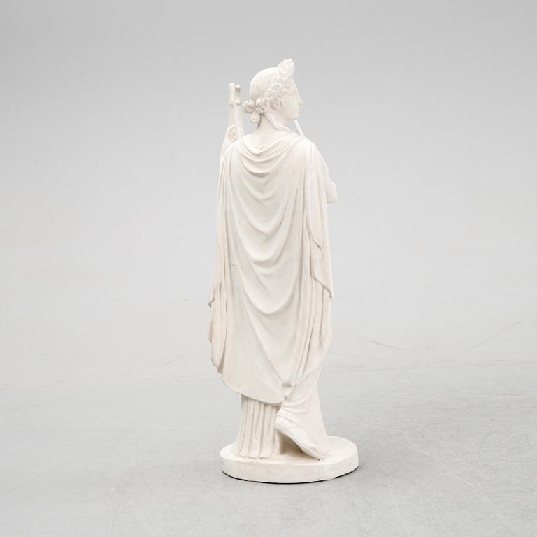 Sculpture. plaster. Unsigned. Height 90 cm.