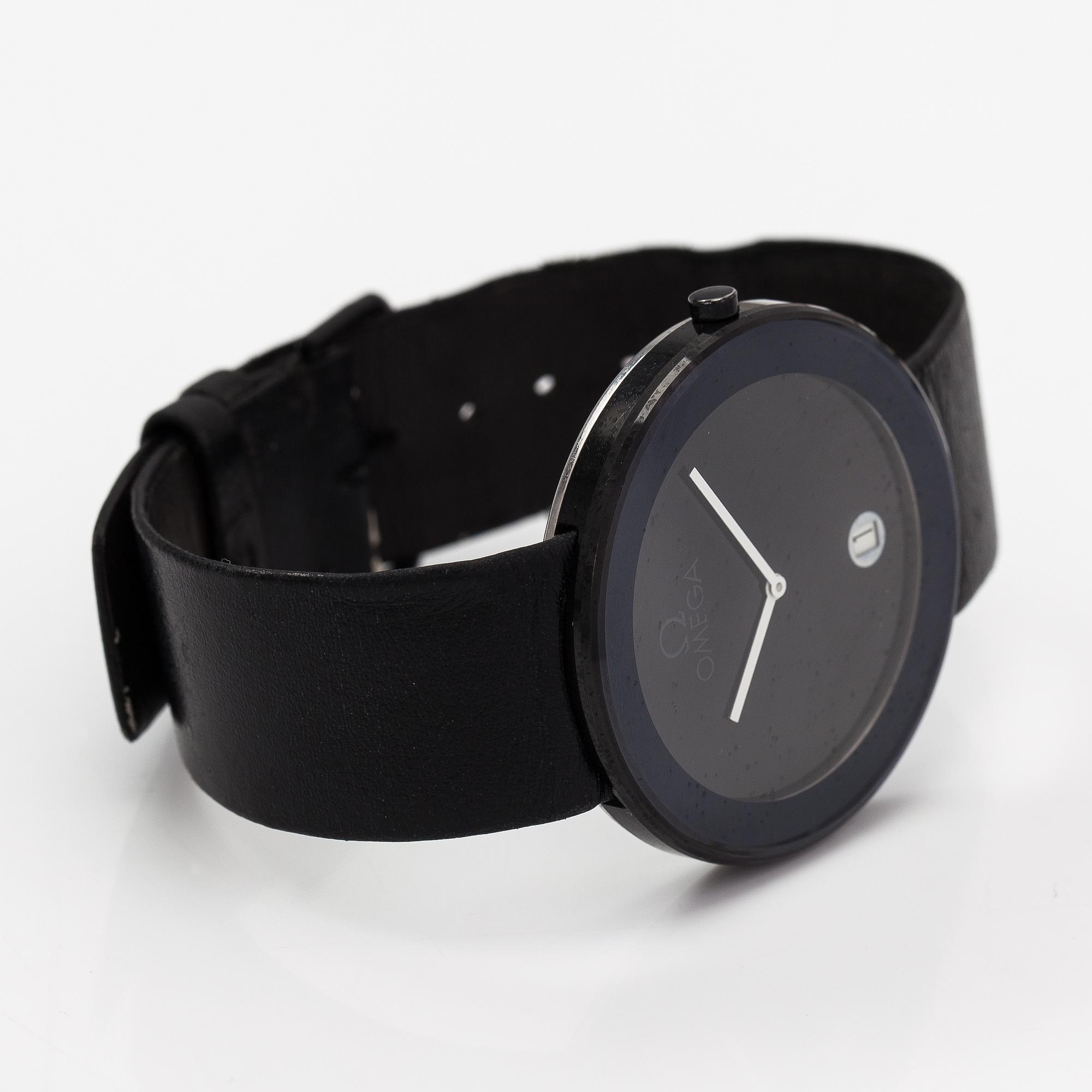 Omega, Art collection, Max Bill, wristwatch, 40 mm.