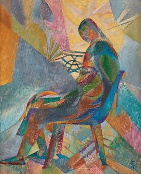 739. Greta Knutson-Tzara, Seated woman.