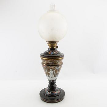 Table foot lamp around 1900.