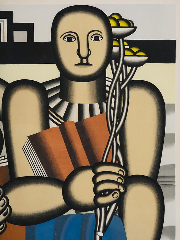 Fernand Léger, after, "La lecture".