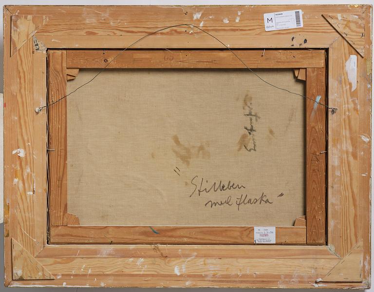 Evert Lundquist, "Stilleben med flaska".