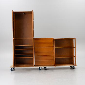Titti Fabiani, shelving system, 3 sections, "Book".