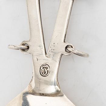 Sami spoon, silver, probably Norway, 18th/19th century.