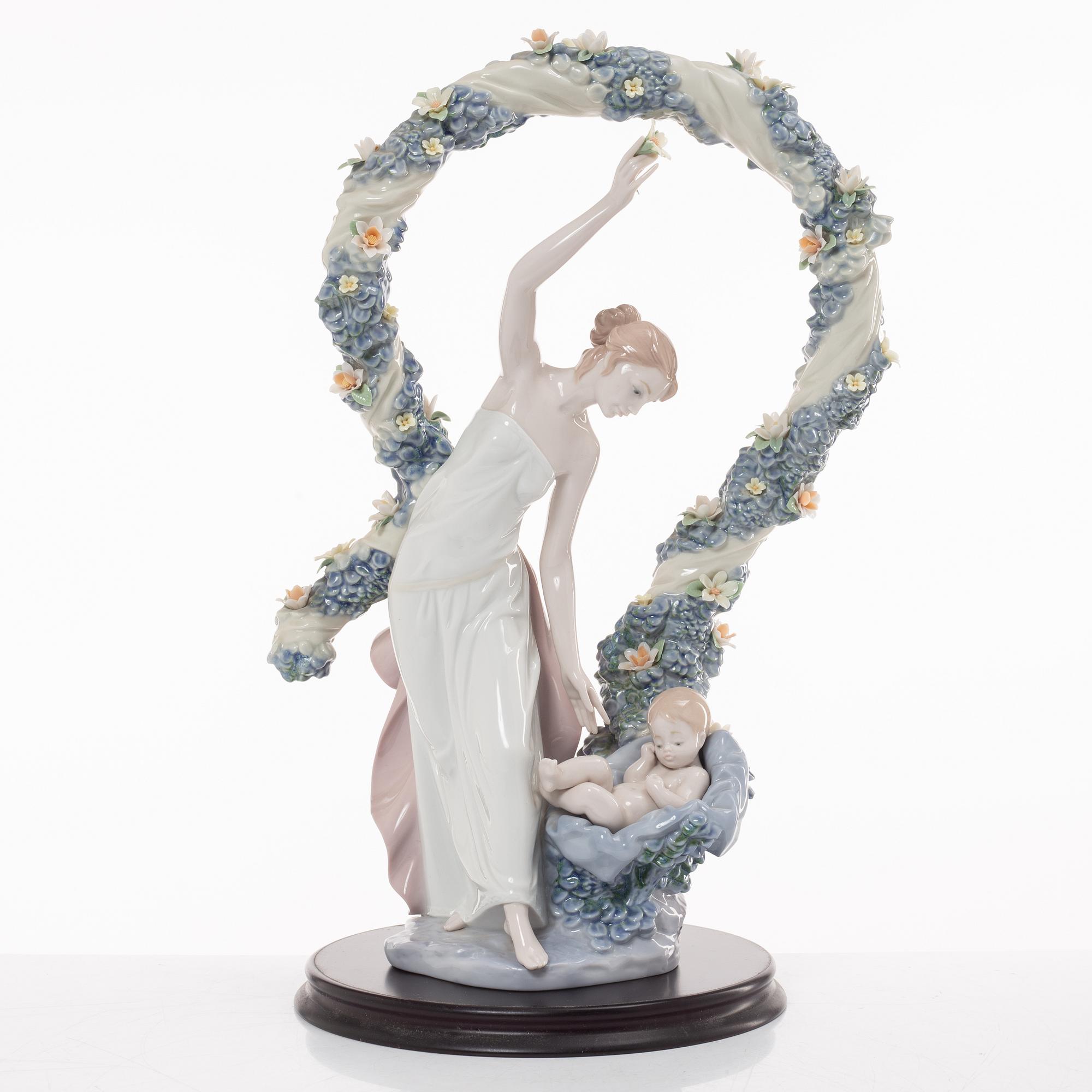 Joan Coderch, figurine, "Rebirth", Lladró, Spain.