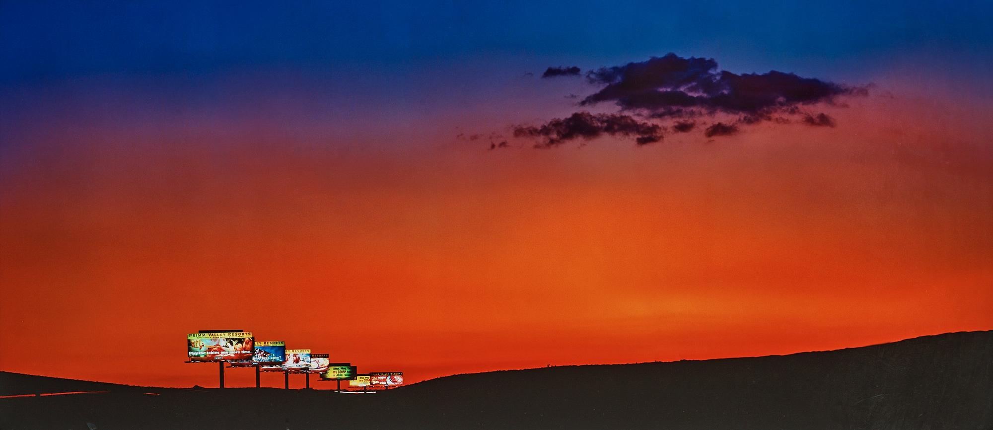 Albert Watson, "15 North, Exit 25, Las Vegas, 2001".