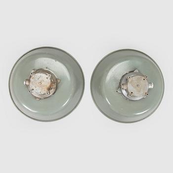 A pair of wall lights/ outdoor lights '92120' by Idman, mid 20th century.