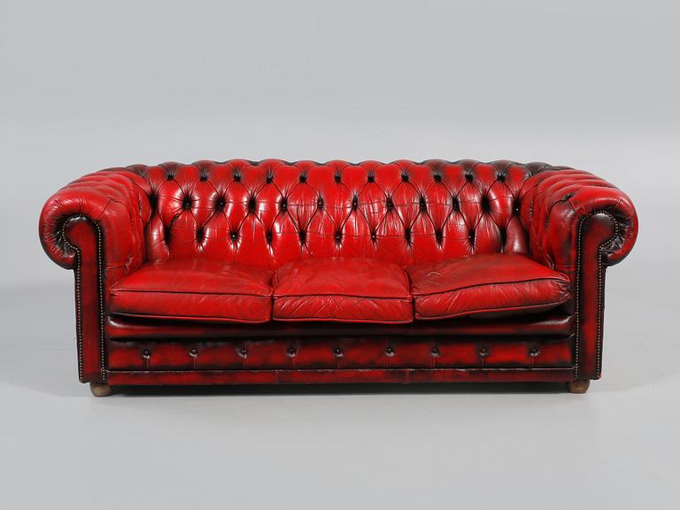 SOFFA, Chesterfield-modell, 1900-talets andra hälft.