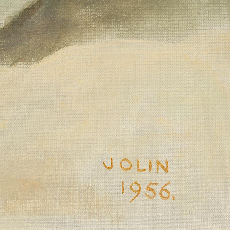 EINAR JOLIN, oil on canvas, signed and dated 1956.
