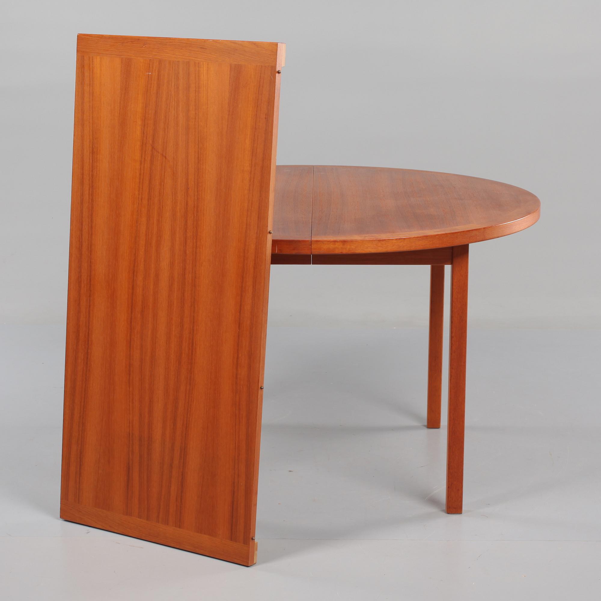 BORD, Bertil Fridhagen, Bodafors samt STOLAR, 4 st, Edsbyverken, 1950/60-tal.