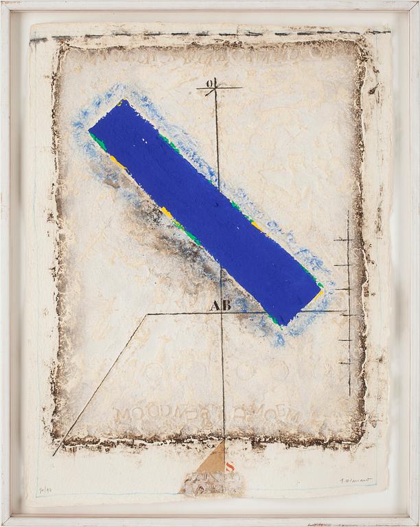 JAMES COIGNARD, karborundumetsning, signerad, numrerad 70/90.