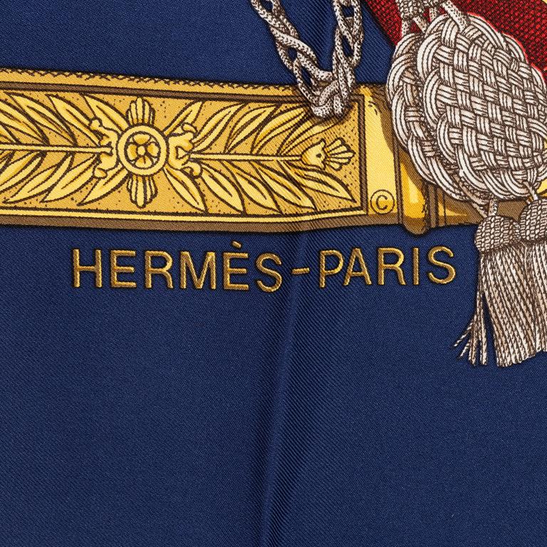 Hermès, scarf, "Grand Uniforme".