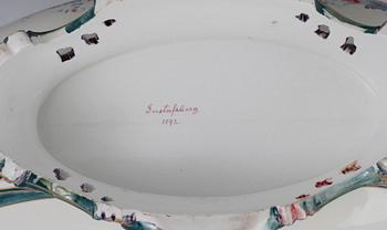 JARDINJÄR, flintgods, Gustafsberg 1892.