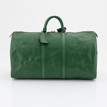 Louis Vuitton, Borneo Green epi Keepall 55.