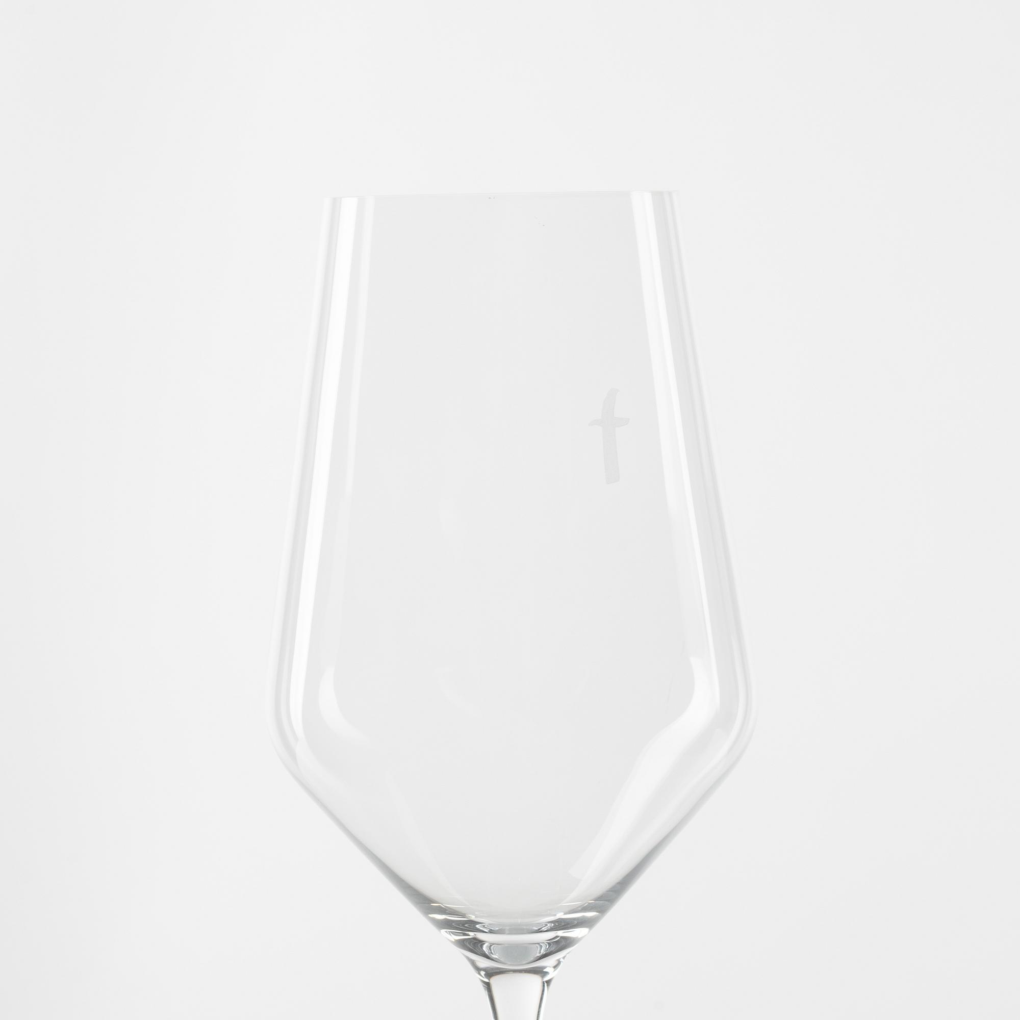 Hans Denk, vitvinsglas, 6 st, "Denk'Art", Zalto, Österrike.