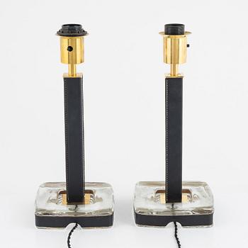 Uno Westerberg, a pair of table lamps, model "15773", Arvid Böhlmarks Lampfabrik.