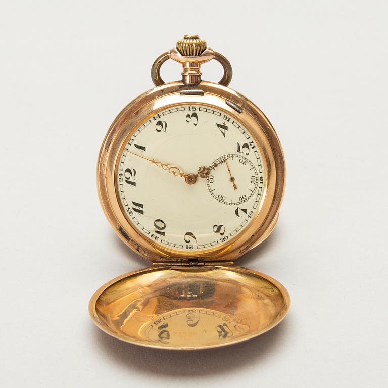 POCKET WATCH, hunter, 51 mm.