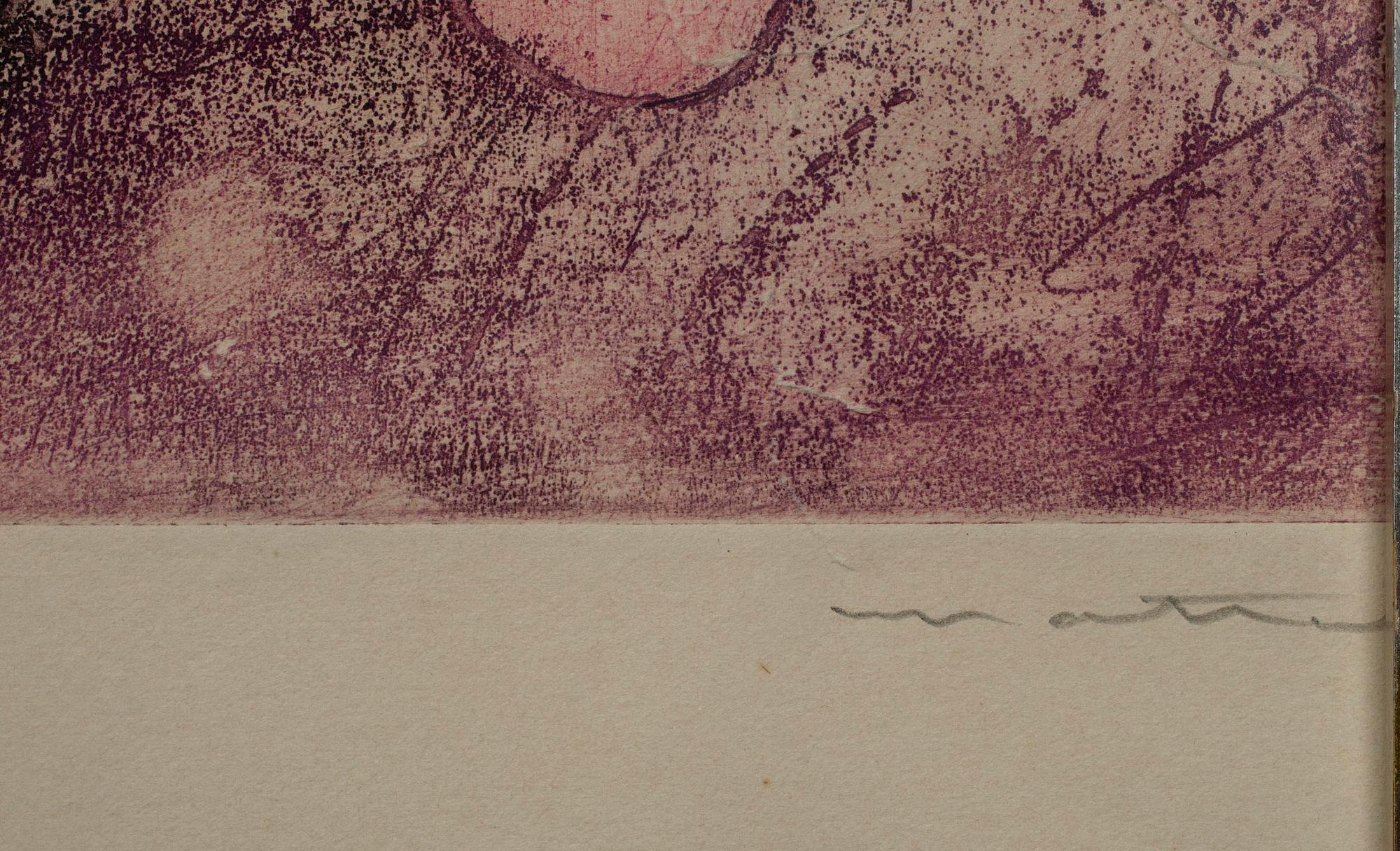 ROBERTO MATTA, värilitografia, sign.