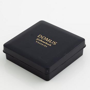 Pearl necklace with graduated cultured pearls, clasp silver.