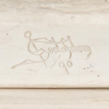 Johan Peter Molin, after, "Belt buckle" Gustavsberg parian around 1900.