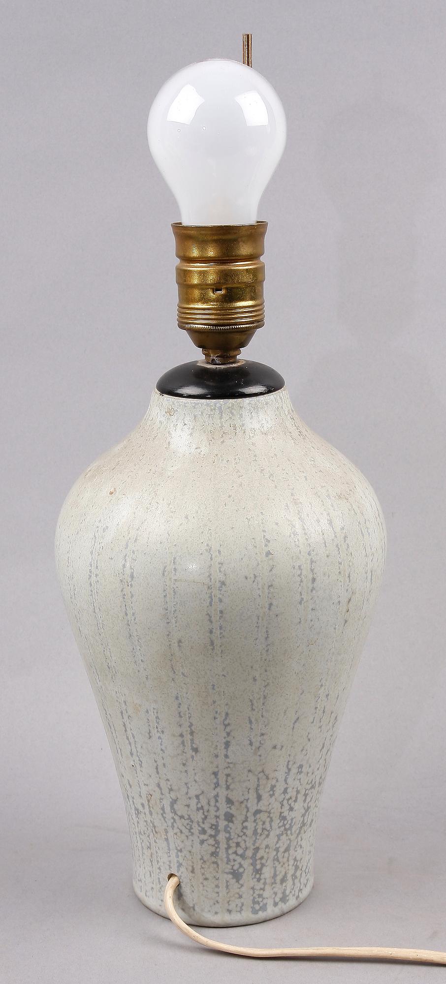 BORDSLAMPA, stengods, Gunnar Nylund, Rörstrand.
